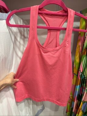 lululemon athletica Pink Coral swiftly Tech Racerback 2.0 Race Length